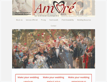 Tablet Screenshot of amoredjentertainment.com